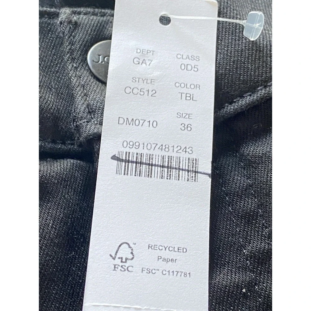 J.Crew High Rise Flared Leg Bootcut Jeans Women's Plus Size 36 Black '03 CC512 - Picture 7 of 9